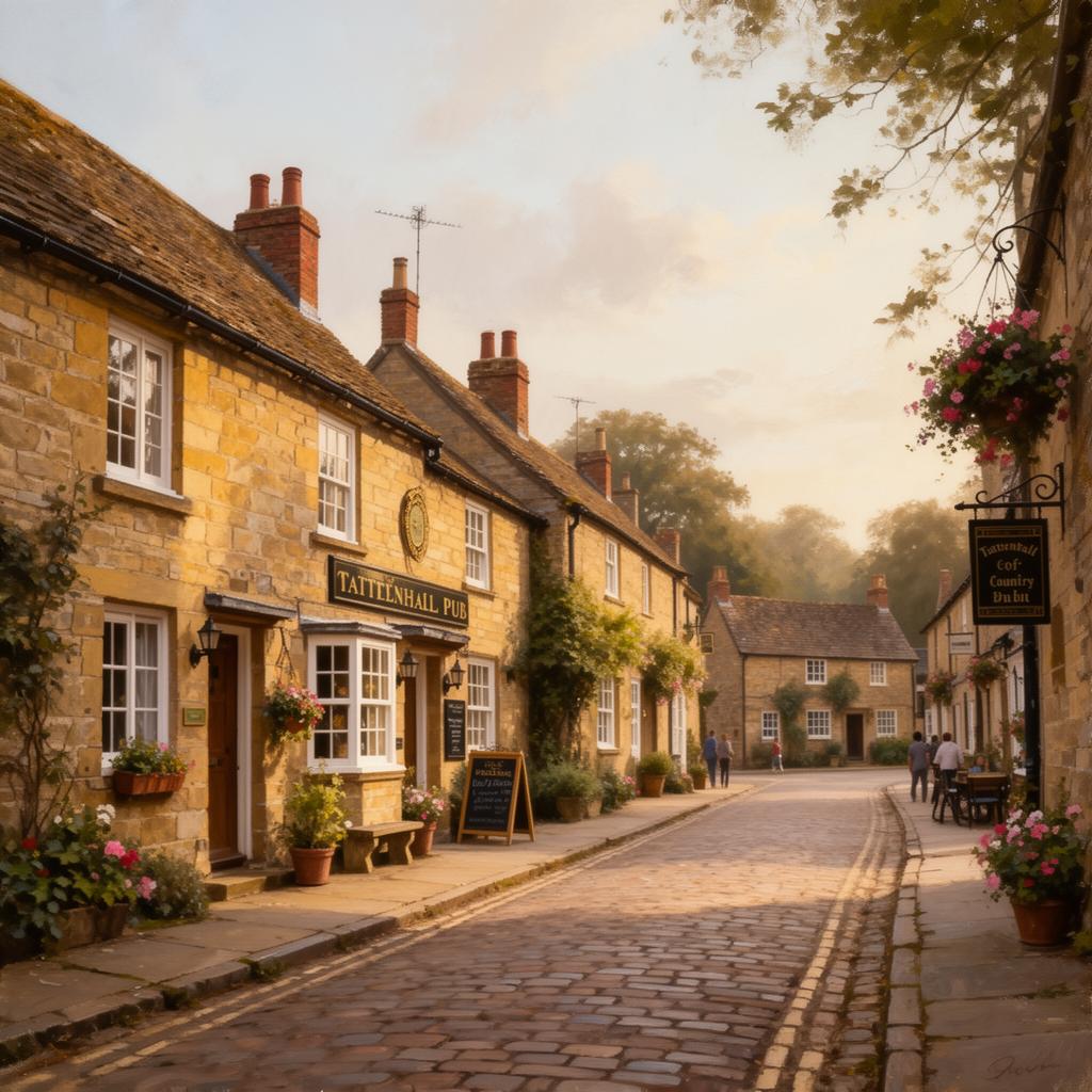 Tattenhall village street